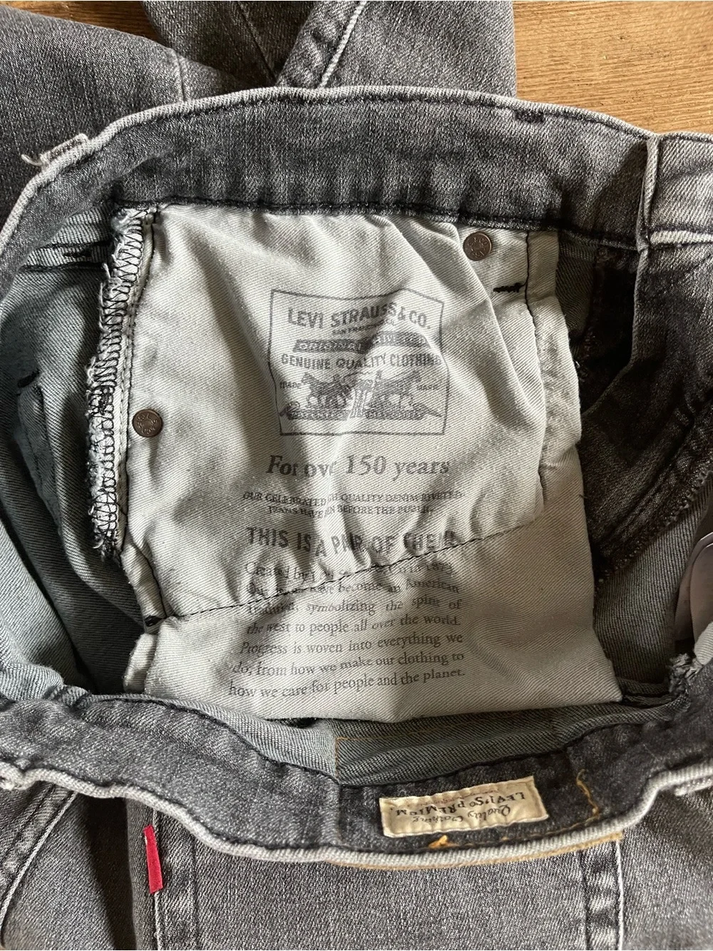 Levi’s Premium 512 Slim Taper Gray Wash Jeans Men’s 32x32